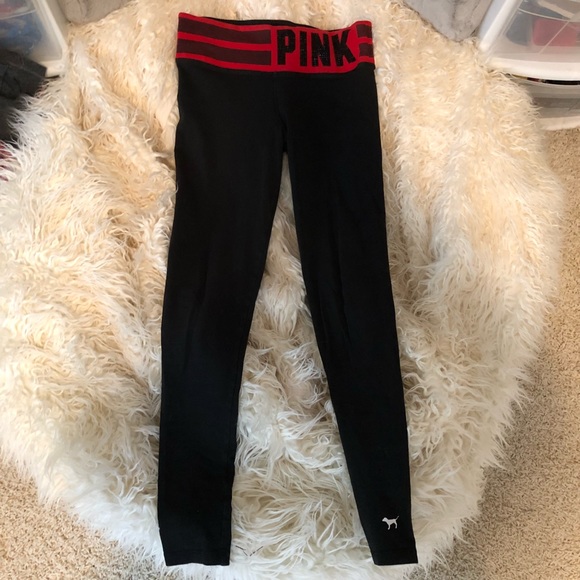 PINK/ victoria secret YOGA LEGGINGS - Picture 1 of 4